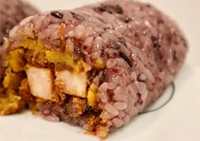 今日份早餐，超級簡單咸蛋黃肉松粢飯團(tuán)